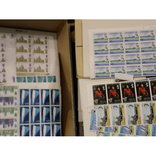 301 - Collection of stamps including mint pre-decimal blocks. Not available for in-house P&P