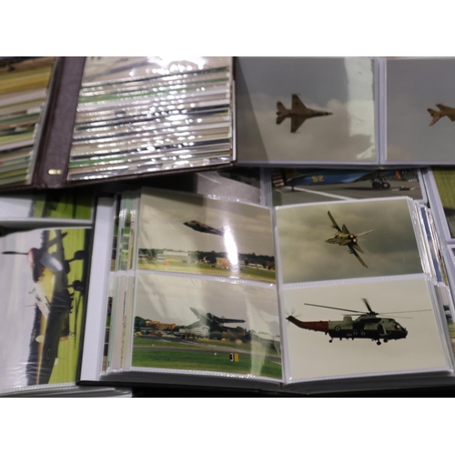 302 - Large quantity of RAF,USAF and other military aircraft photographs, housed in albums, approximately ... 