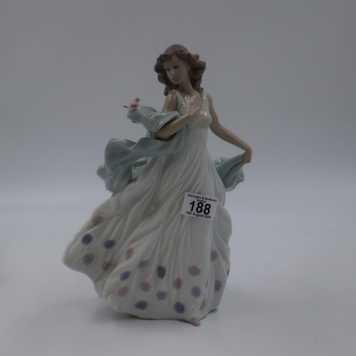 188 - Large Lladro figurine, Summer Serenade, H: 31 cm. No visible damages. UK P&P Group 3 (£30+VAT for th... 