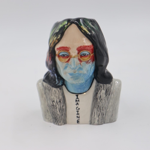 230 - Bairstow Manor John Lennon character jug, limited edition, no cracks or chips, H: 16 cm. UK P&P Grou... 