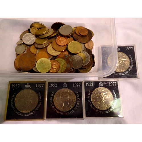 1059 - Mixed UK and world coins. UK P&P Group 1 (£16+VAT for the first lot and £2+VAT for subsequent lots)