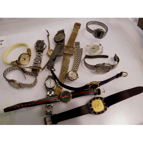 1079 - Mixed wristwatches including mechanical. UK P&P Group 1 (£16+VAT for the first lot and £2+VAT for su... 