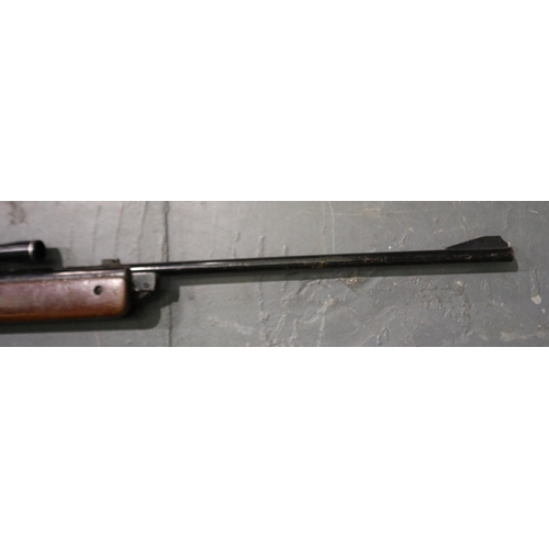 292 - BSA Meteor .22 air rifle with scope. UK P&P Group 3 (£30+VAT for the first lot and £8+VAT for subseq... 