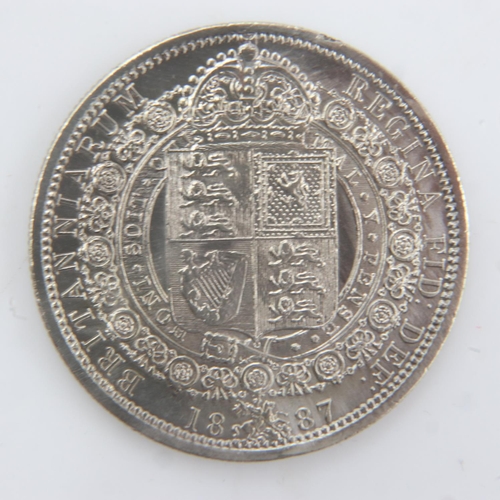 2001 - 1887 - silver halfcrown of queen Victoria - nEF. UK P&P Group 0 (£6+VAT for the first lot and £1+VAT... 