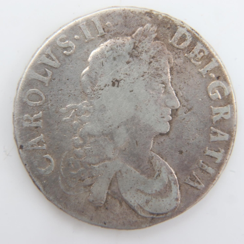 2003 - 1668 silver crown of Charles II. UK P&P Group 0 (£6+VAT for the first lot and £1+VAT for subsequent ... 