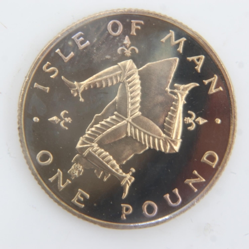 2011 - 1978 Isle of Man silver proof one pound - Pobjoy Mint. UK P&P Group 0 (£6+VAT for the first lot and ... 