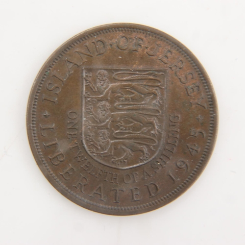 2014 - 1945 - The liberation of Jersey Penny - EF. UK P&P Group 0 (£6+VAT for the first lot and £1+VAT for ... 