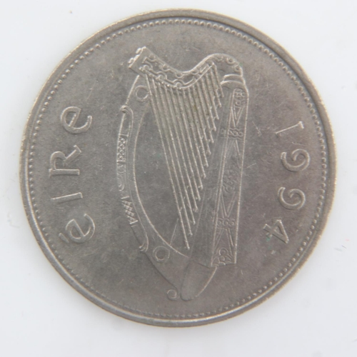 2016 - 1994 - Eire Stag and Harp Punt - gVF. UK P&P Group 0 (£6+VAT for the first lot and £1+VAT for subseq... 