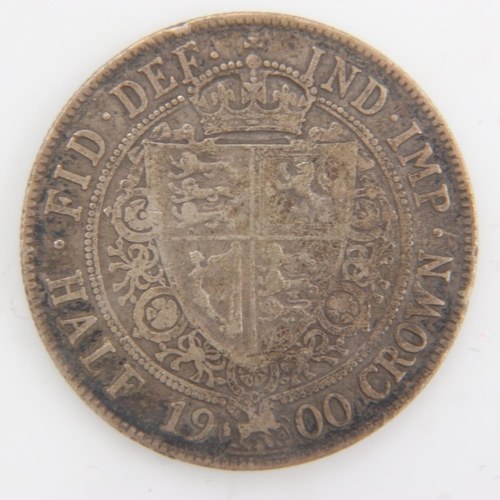 2019 - 1900 silver half crown of Queen Victoria. UK P&P Group 0 (£6+VAT for the first lot and £1+VAT for su... 