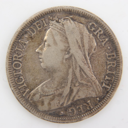 2019 - 1900 silver half crown of Queen Victoria. UK P&P Group 0 (£6+VAT for the first lot and £1+VAT for su... 