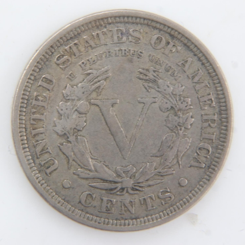 2020 - 1907 - American V cent - aVF. UK P&P Group 0 (£6+VAT for the first lot and £1+VAT for subsequent lot... 