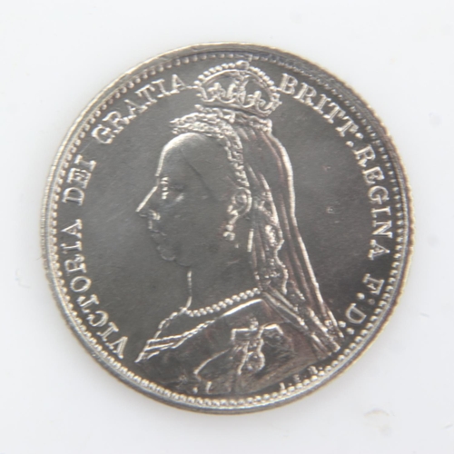 2021 - 1887 - silver sixpence of queen Victoria - nEF. UK P&P Group 0 (£6+VAT for the first lot and £1+VAT ... 