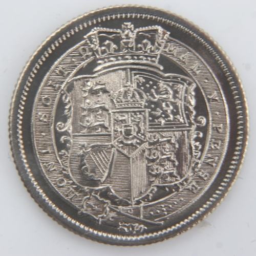 2022 - 1817 - silver Shilling of George III -gEF. UK P&P Group 0 (£6+VAT for the first lot and £1+VAT for s... 