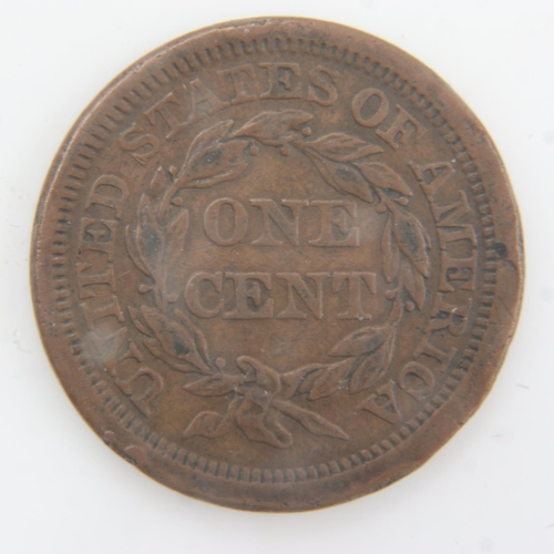 2024 - 1850 - Colonial USA cent - VF. UK P&P Group 0 (£6+VAT for the first lot and £1+VAT for subsequent lo... 