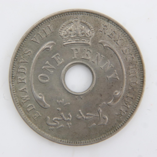 2027 - 1936 - British African Penny of Edward VIII - EF. UK P&P Group 0 (£6+VAT for the first lot and £1+VA... 