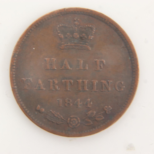 2032 - 1844 - half Farthing of queen Victoria - nEF. UK P&P Group 0 (£6+VAT for the first lot and £1+VAT fo... 