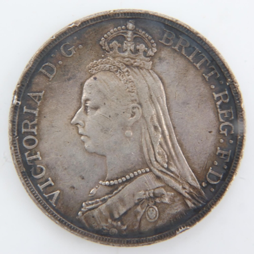 2035 - 1892 silver crown of Queen Victoria. UK P&P Group 0 (£6+VAT for the first lot and £1+VAT for subsequ... 