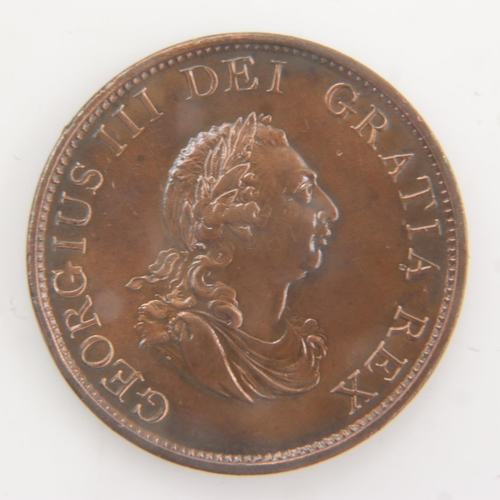 2039 - 1799 - Halfpenny of George III - aEF. UK P&P Group 0 (£6+VAT for the first lot and £1+VAT for subseq... 