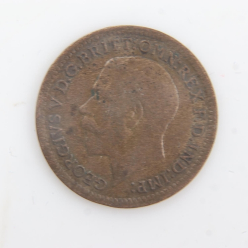 2047 - 1913 - one third Farthing of George V - EF. UK P&P Group 0 (£6+VAT for the first lot and £1+VAT for ... 