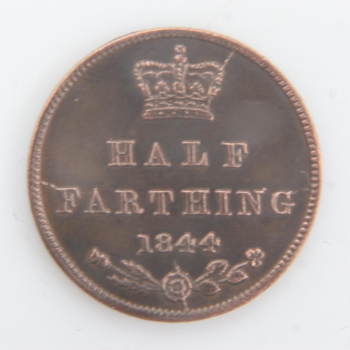 2049 - 1844 - Half Farthing of queen Victoria - gVF. UK P&P Group 0 (£6+VAT for the first lot and £1+VAT fo... 