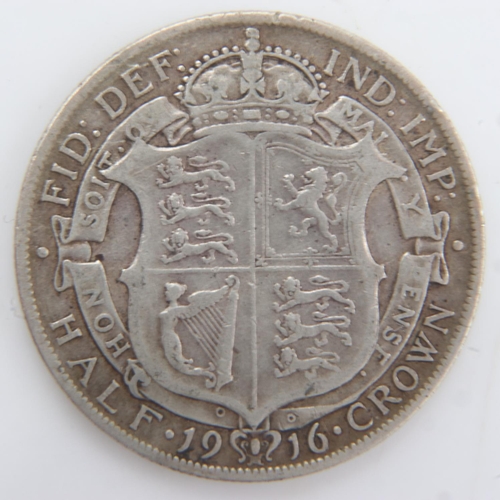 2055 - 1916 silver half crown of George V. UK P&P Group 0 (£6+VAT for the first lot and £1+VAT for subseque... 