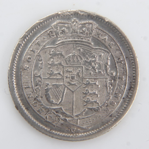 2062 - 1817 - Silver Shilling of George III -VF. UK P&P Group 0 (£6+VAT for the first lot and £1+VAT for su... 