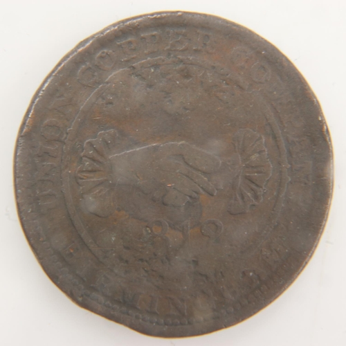 2076 - 1818 - Bradford workhouse Penny token - F. UK P&P Group 0 (£6+VAT for the first lot and £1+VAT for s... 