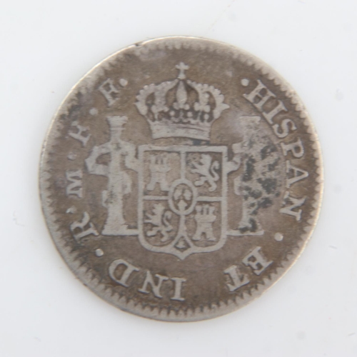 2077 - 1781 - Silver Spanish Real of Charles III - nVF. UK P&P Group 0 (£6+VAT for the first lot and £1+VAT... 