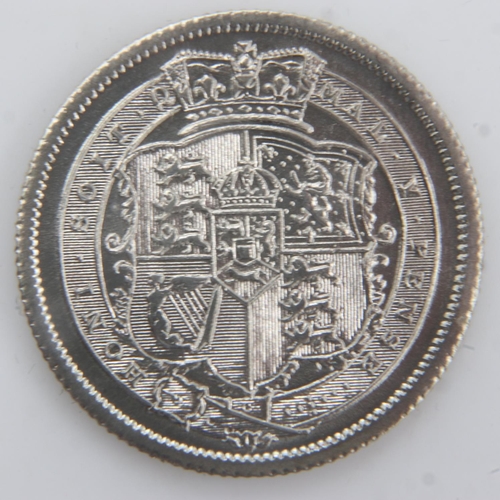 2082 - 1816 - silver Shilling of George III -gEF. UK P&P Group 0 (£6+VAT for the first lot and £1+VAT for s... 