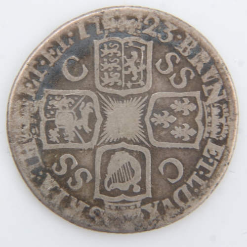 2086 - 1723 - South sea company silver Shilling of George I - gF. UK P&P Group 0 (£6+VAT for the first lot ... 