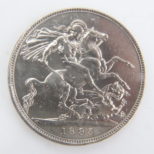 2097 - 1895 - silver Crown of queen Victoria. UK P&P Group 0 (£6+VAT for the first lot and £1+VAT for subse... 