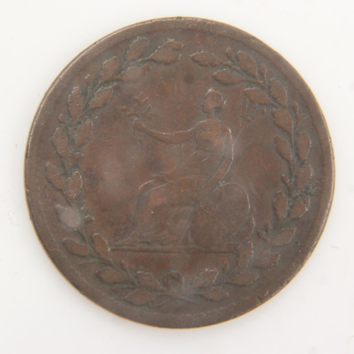 2099 - 1813 - British copper company half penny token - VF. UK P&P Group 0 (£6+VAT for the first lot and £1... 