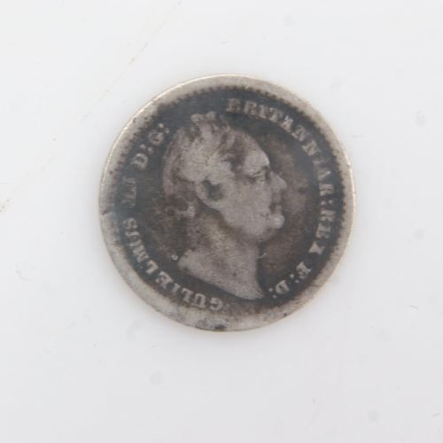 2102 - 1834 - silver three-half-pence of William IV - VF. UK P&P Group 0 (£6+VAT for the first lot and £1+V... 