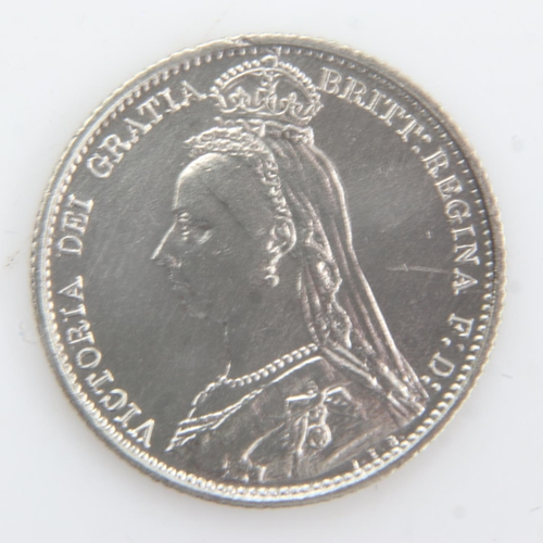 2103 - 1887 - silver sixpence of queen Victoria - nEF. UK P&P Group 0 (£6+VAT for the first lot and £1+VAT ... 