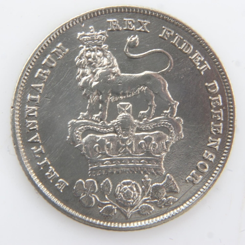 2107 - 1825 - Silver Shilling of George IV - nEF. UK P&P Group 0 (£6+VAT for the first lot and £1+VAT for s... 