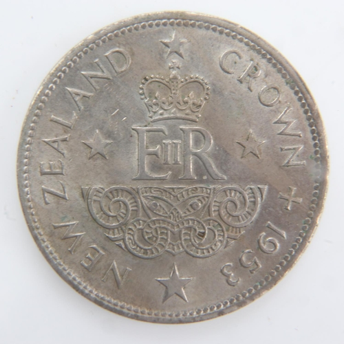 2111 - 1953 - Crown of New Zealand - queen Elizabeth - nEF. UK P&P Group 0 (£6+VAT for the first lot and £1... 