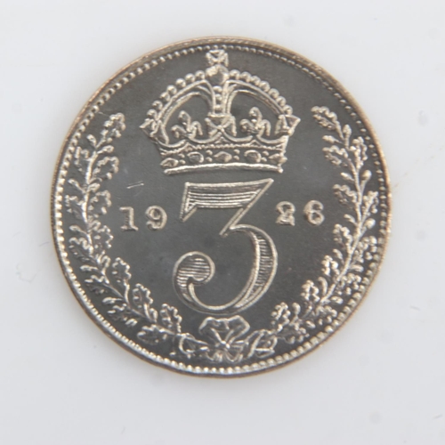 2121 - 1926 - silver threepence of George V - gVF. UK P&P Group 0 (£6+VAT for the first lot and £1+VAT for ... 