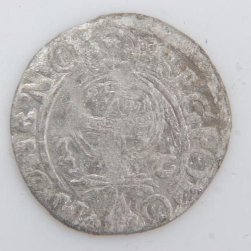 2124 - European silver hammered Penny of Poland - gVF. UK P&P Group 0 (£6+VAT for the first lot and £1+VAT ... 