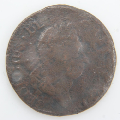 2128 - 1723 - Woods Hibernia colonial halfpenny - George I- F. UK P&P Group 0 (£6+VAT for the first lot and... 