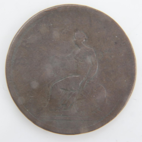 2130 - 1806 - Georgian Penny counterstamped with 