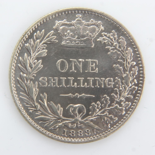 2136 - 1883 - Silver Shilling of queen Victoria - nEF. UK P&P Group 0 (£6+VAT for the first lot and £1+VAT ... 