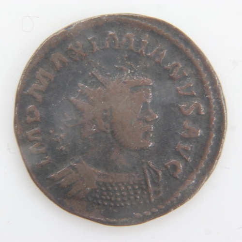 2137 - 285AD - Emperor Maximianus with Salus for welfare and safety reverse. UK P&P Group 0 (£6+VAT for the... 