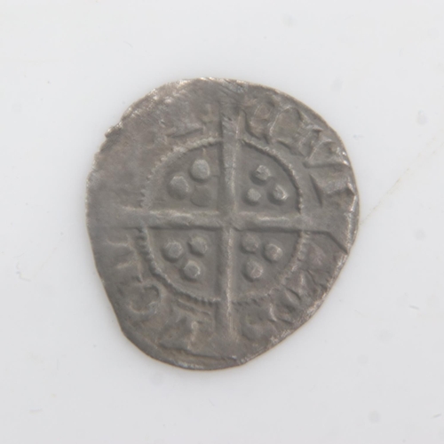 2142 - 1377 - Silver hammered halfpenny of Richard II - VF. UK P&P Group 0 (£6+VAT for the first lot and £1... 