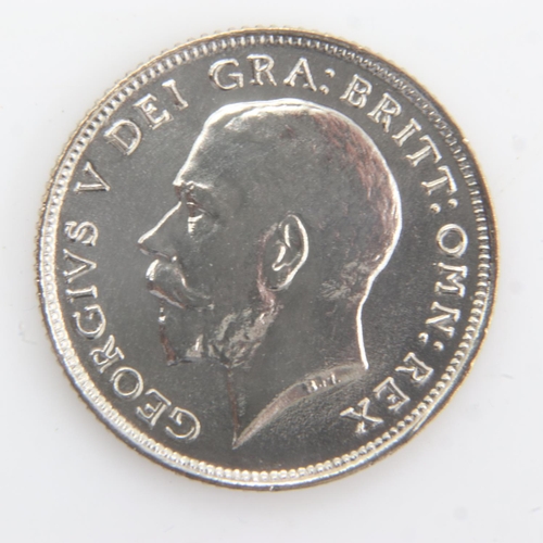 2143 - 1925 - Silver Sixpence of George V - EF. UK P&P Group 0 (£6+VAT for the first lot and £1+VAT for sub... 