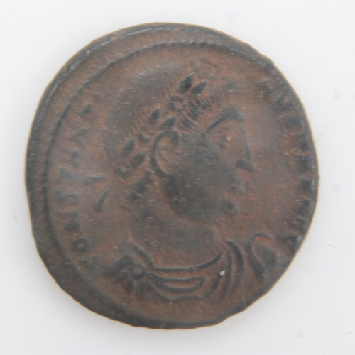 2144 - 337AD - Emperor Constantinus with centurions holding standards. UK P&P Group 0 (£6+VAT for the first... 