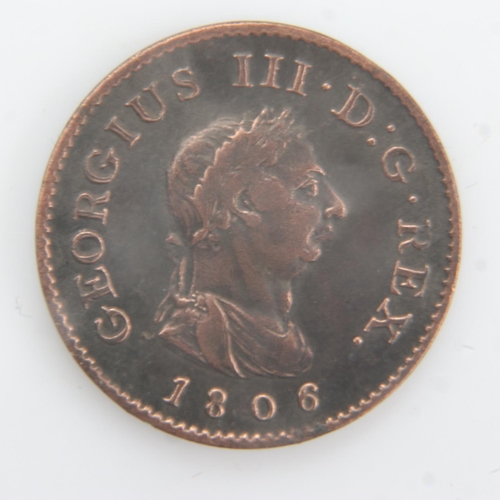 2145 - 1806 - Farthing of George III - gVF. UK P&P Group 0 (£6+VAT for the first lot and £1+VAT for subsequ... 