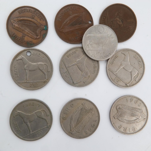 2156 - Irish coins - 1935 to 1963 (10). UK P&P Group 0 (£6+VAT for the first lot and £1+VAT for subsequent ... 