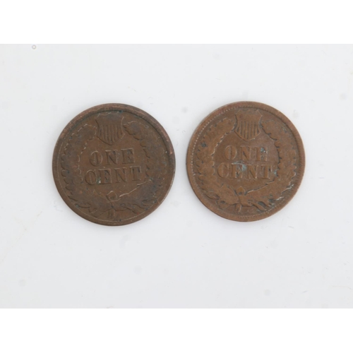 2161 - Two early colonial Indian cent coins - circulated. UK P&P Group 0 (£6+VAT for the first lot and £1+V... 