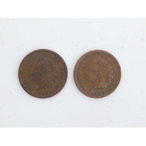 2161 - Two early colonial Indian cent coins - circulated. UK P&P Group 0 (£6+VAT for the first lot and £1+V... 