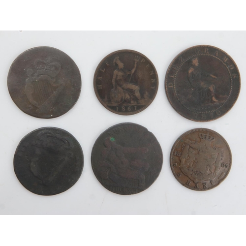 2167 - Mixed coins from early milled to Victorian era in fine grade or better. UK P&P Group 0 (£6+VAT for t... 